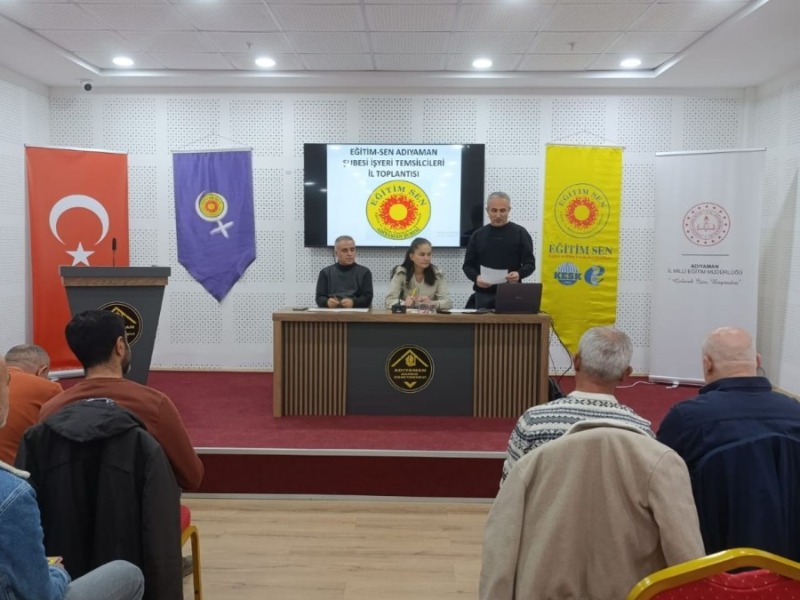 Eğitim Sen Adıyaman Şubesi, Temsilciler Meclisi sonuç bildirisini açıkladı