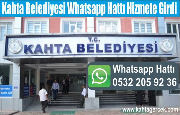 Kahta Belediyesi Whatsapp Hattı Hizmete Girdi