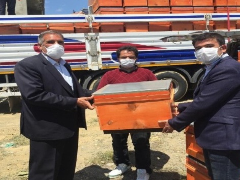 Sincik’te 3 bin adet arı kovanı ücretsiz dağıtıldı