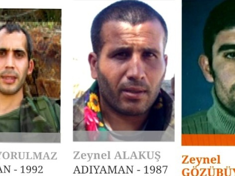 Adıyaman’da öldürülen 3 terörist, 2 milyon TL ödülle aranıyordu