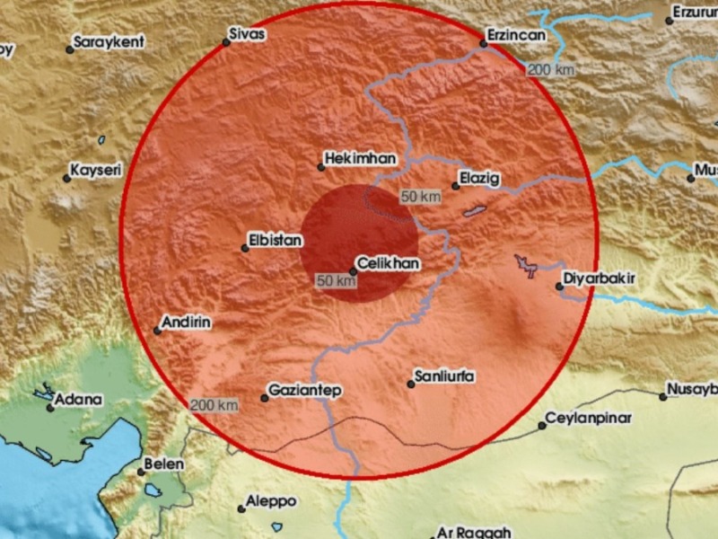 Adıyaman'da 4.2 büyüklüğünde deprem