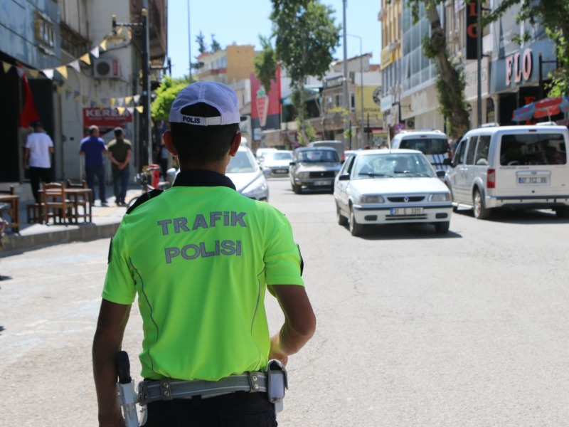 Trafik polislerinin 'Kurban Bayramı' mesaisi