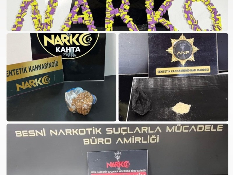 Adıyaman'da asayiş ve uyuşturucu operasyonu: 64 gözaltı, 17 tutuklama