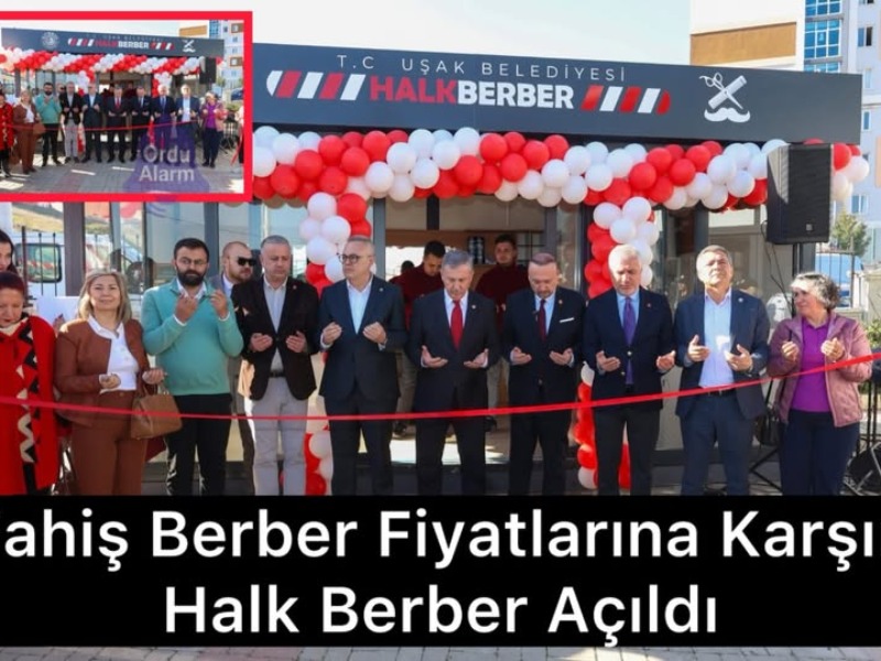 Halk Berber Açıldı
