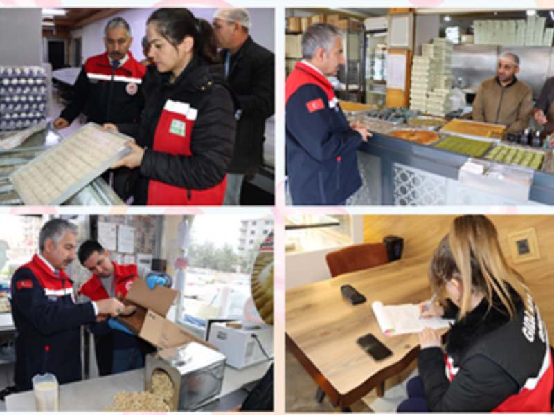 Bayram Öncesi Tatlıcılara Sıkı Denetim