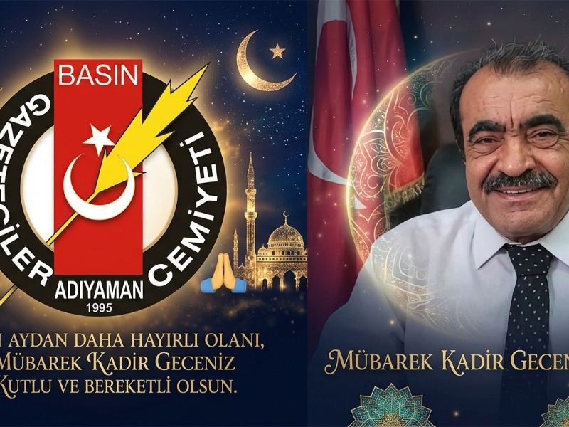AGC Başkanı Zeki Dişkaya'dan Kadir Gecesi Mesajı