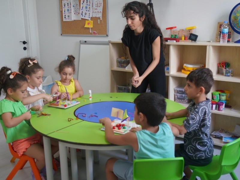 Tutdere, çocuk kampüslerinde 158 çocuğu spor, sanat ve kent kültürüyle buluşturuyor