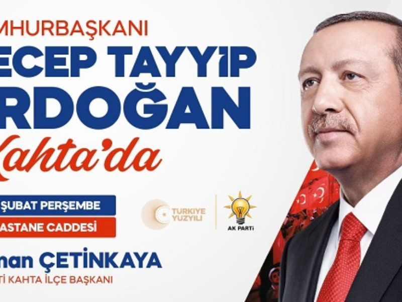 Cumhurbaşkanı Erdoğan Kahta’ya geliyor